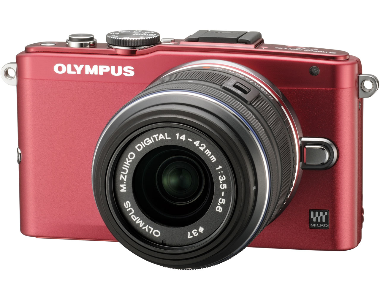 OLYMPUS PEN Lite E-PL6 �_�u���Y�[���L�b�g [���b�h]
