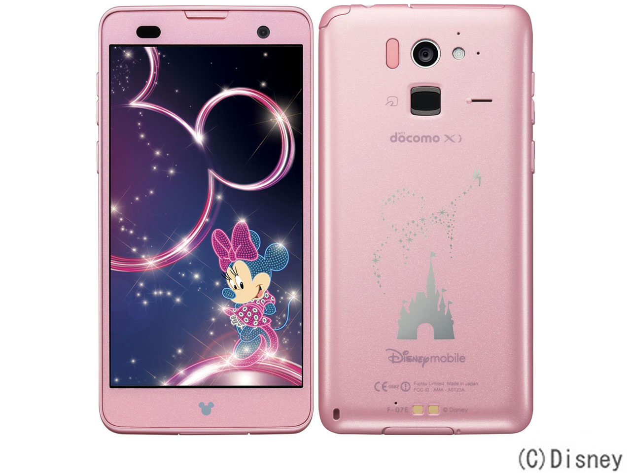 新品未使用 F-07E Disney Mobile ピンク 価格.com - FCNT Disney Mobile on docomo F-07E [Light Pink
