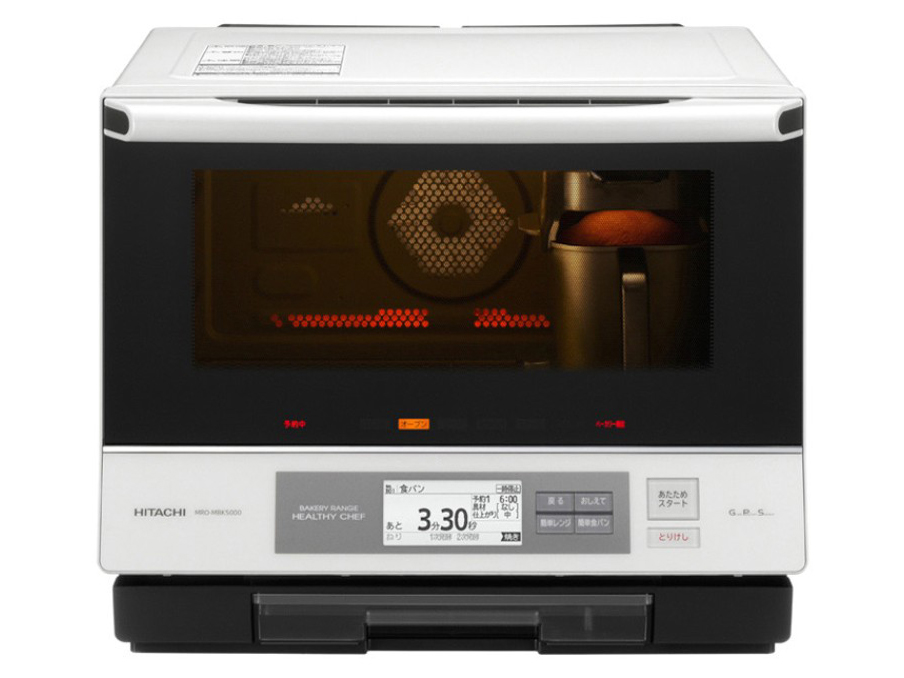 カボチャの香り様　日立 オーブンレンジ MRO-MBK5000 パールレッド 日立、食パン1斤100分で調理するオーブンレンジ 「MRO-MBK5000