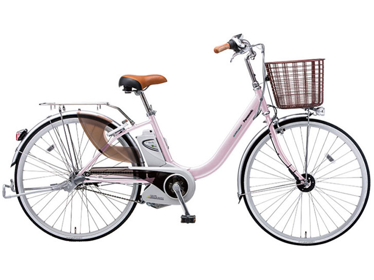 Panasonic/パナソニック 電動アシスト自転車 ビビ・ライト・U チョコブラウン BE-ENDU432T 充電器/バッテリー付【ユーズドユーズ名古屋天白店】 J847 パナソニック ビビ・ライト・U BE-ENDU432-T [チョコブラウン] + 専用