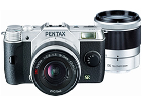 PENTAX Q7 �_�u���Y�[���L�b�g [�V���o�[]