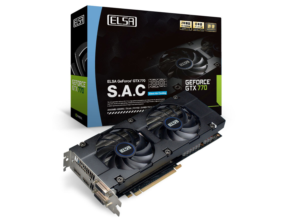 ELSA GeForce GTX 770 S.A.C [PCIExp 2GB] �̐��i�摜