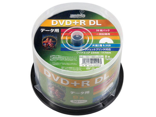 HDD+R85HP50 [DVD+R DL 8�{�� 50���g] �̐��i�摜