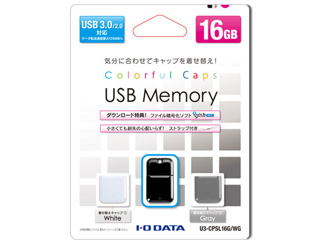 U3-CPSL16G/WG [16GB �u���b�N+�z���C�g&�O���[]