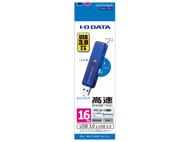 U3-STD16G/B [16GB �X�P���g���u���[]