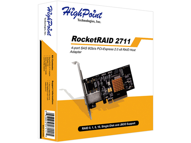 RocketRAID 2711 [SAS/SATA 6Gb/s/RAID]