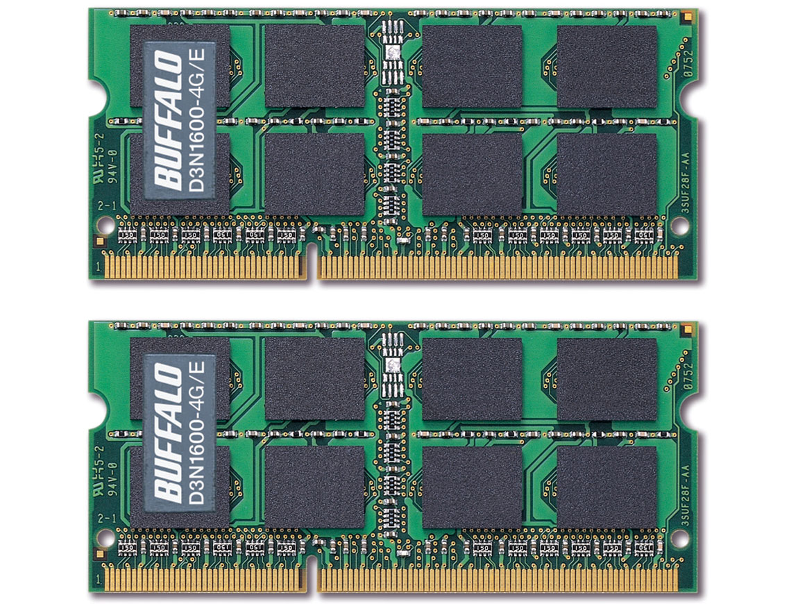 D3N1600-4GX2/E [SODIMM DDR3 PC3-12800 4GB 2���g] �̐��i�摜