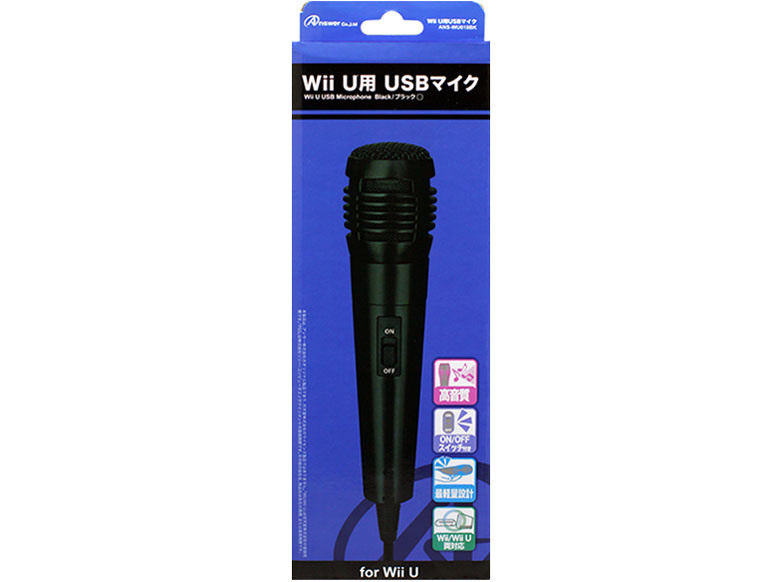 WiiU�pUSB�}�C�N 3M ANS-WU018BK [�u���b�N] �̐��i�摜