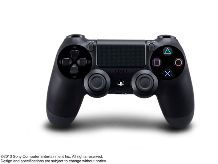 ���C�����X�R���g���[���[(DUALSHOCK 4) CUH-ZCT1J [�W�F�b�g�E�u���b�N] �̐��i�摜