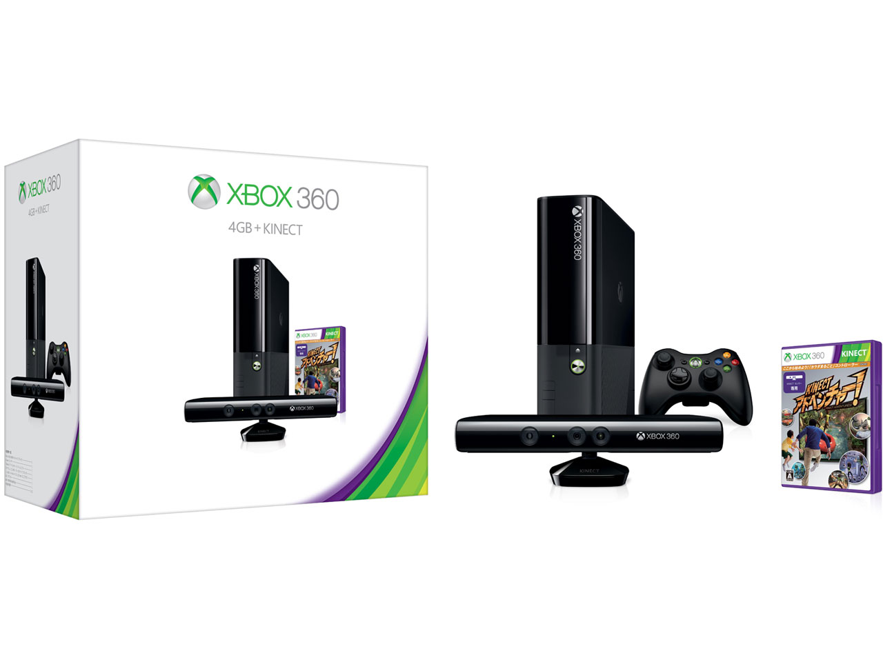 Xbox 360 4GB + Kinect [2013/09/19] �̐��i�摜