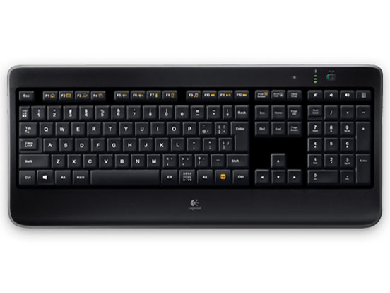 Wireless Illuminated Keyboard K800t [�u���b�N] �̐��i�摜
