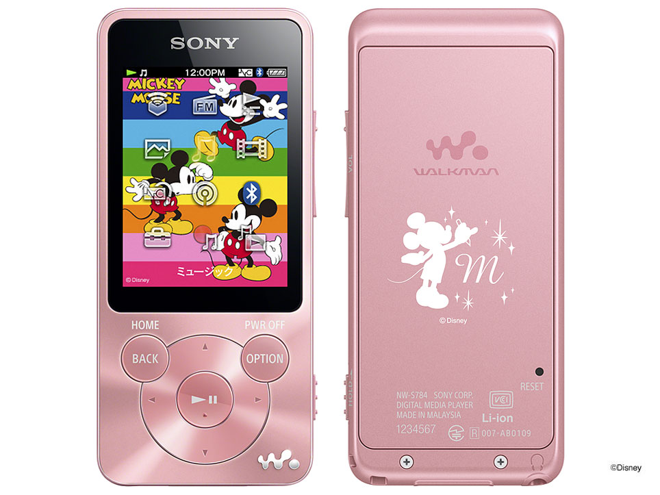 NW-S784/INITIAL �L�����N�^�[�V���G�b�g���󃂃f�� [8GB ���C�g�s���N]