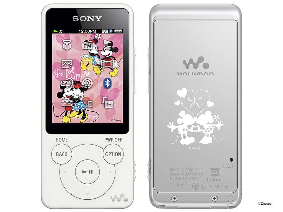 NW-S784K/INITIAL �L�����N�^�[�V���G�b�g���󃂃f�� [8GB �z���C�g]