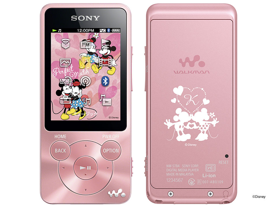 NW-S784K/INITIAL �L�����N�^�[�V���G�b�g���󃂃f�� [8GB ���C�g�s���N]