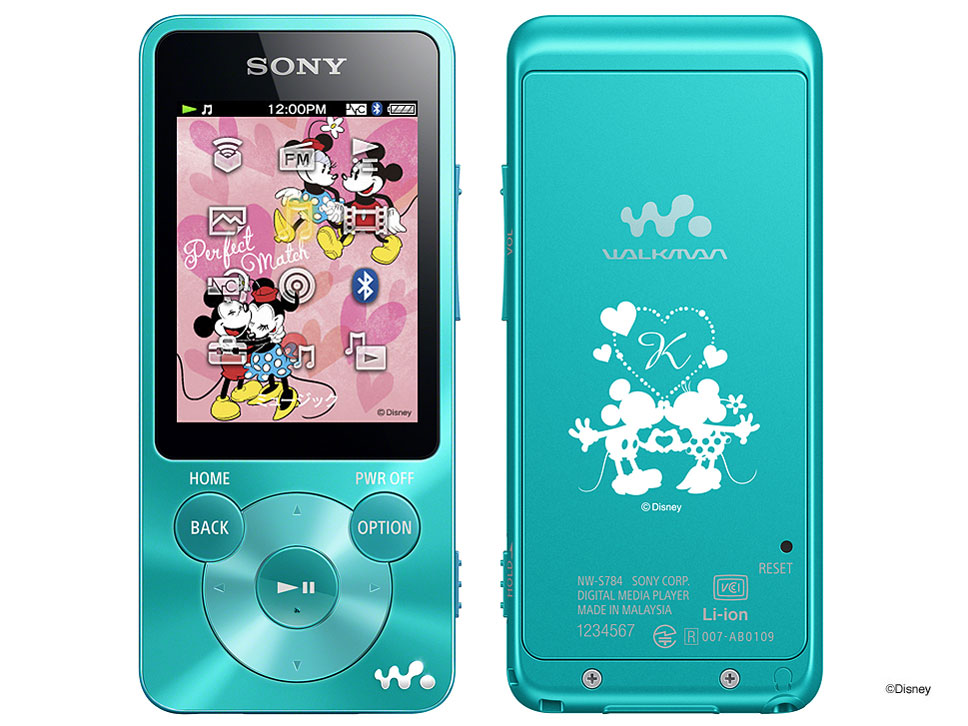 NW-S784K/INITIAL �L�����N�^�[�V���G�b�g���󃂃f�� [8GB �u���[]