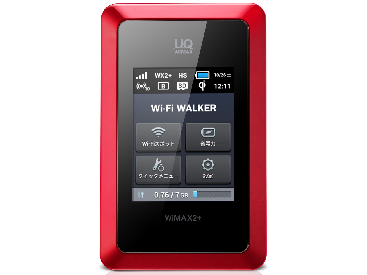Wi-Fi WALKER WiMAX2+ HWD14 [���^���b�N���b�h] �̐��i�摜