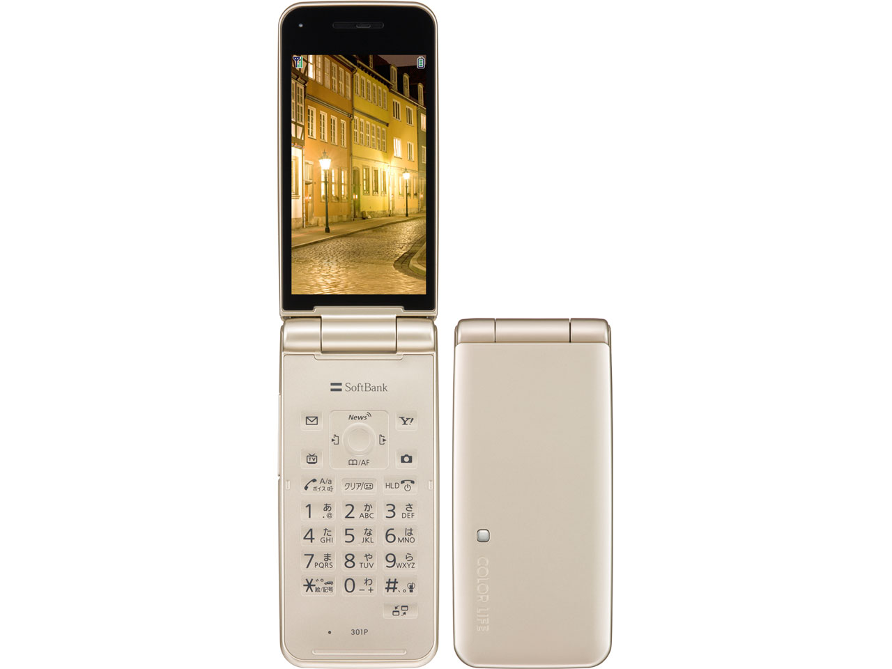 COLOR LIFE4 WATERPROOF SoftBank 301P [�S�[���h] �̐��i�摜