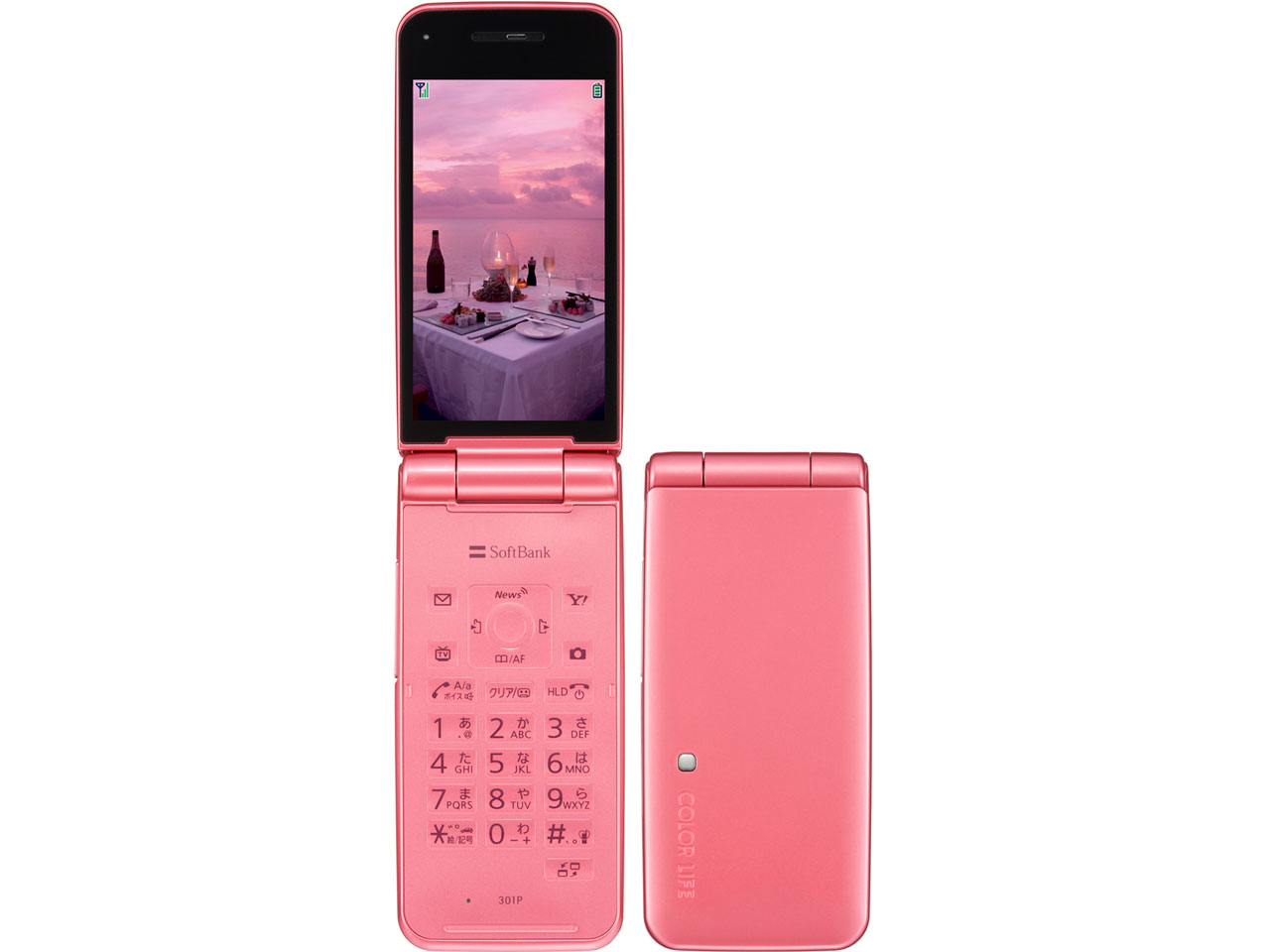 COLOR LIFE4 WATERPROOF SoftBank 301P [�`�F���[�s���N] �̐��i�摜