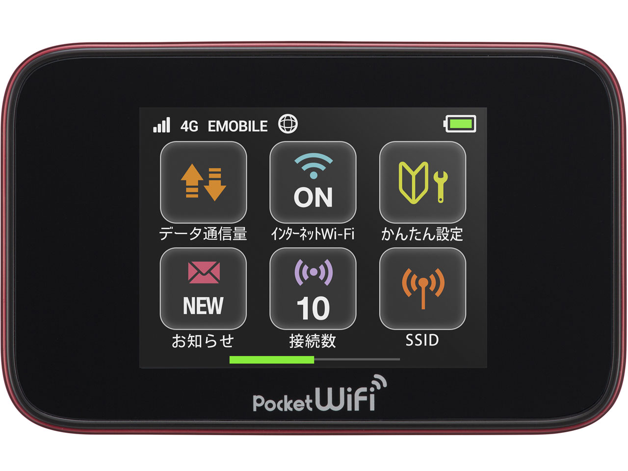 Pocket WiFi GL10P [���b�h] �̐��i�摜