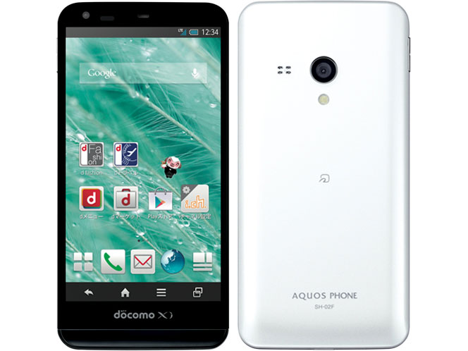 AQUOS PHONE EX SH-02F docomo [White] �̐��i�摜