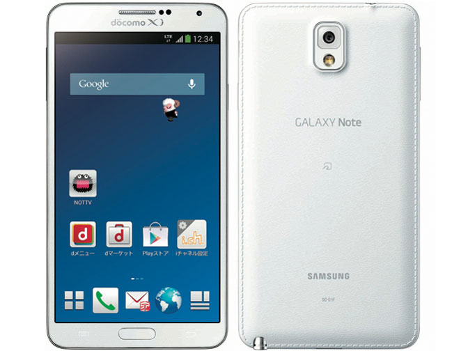 即落/即発!!美品 SC-01F Galaxy Note 3 ホワイト-