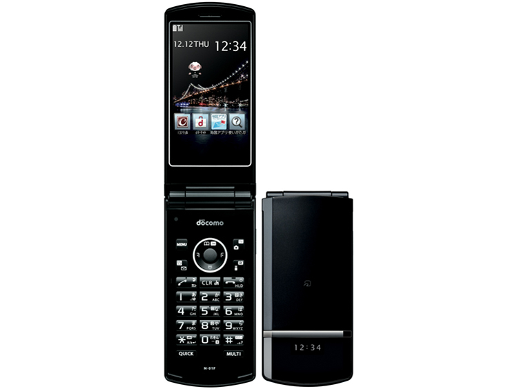 NECカシオモバイルコミュニケーションズ docomo N-01F [BLACK