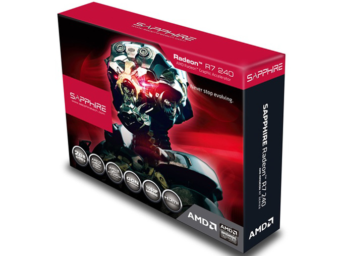 SAPPHIRE R7 240 2GB DDR3 WITH BOOST [PCIExp 2GB]