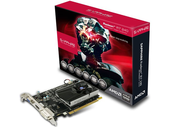 SAPPHIRE R7 240 2GB DDR3 WITH BOOST [PCIExp 2GB] �̐��i�摜