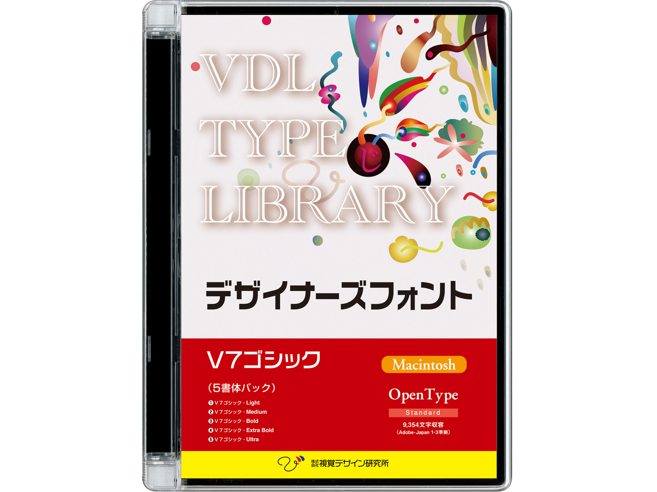 VDL TYPE LIBRARY �f�U�C�i�[�Y�t�H���g OpenType V7�S�V�b�N Macintosh�� �̐��i�摜