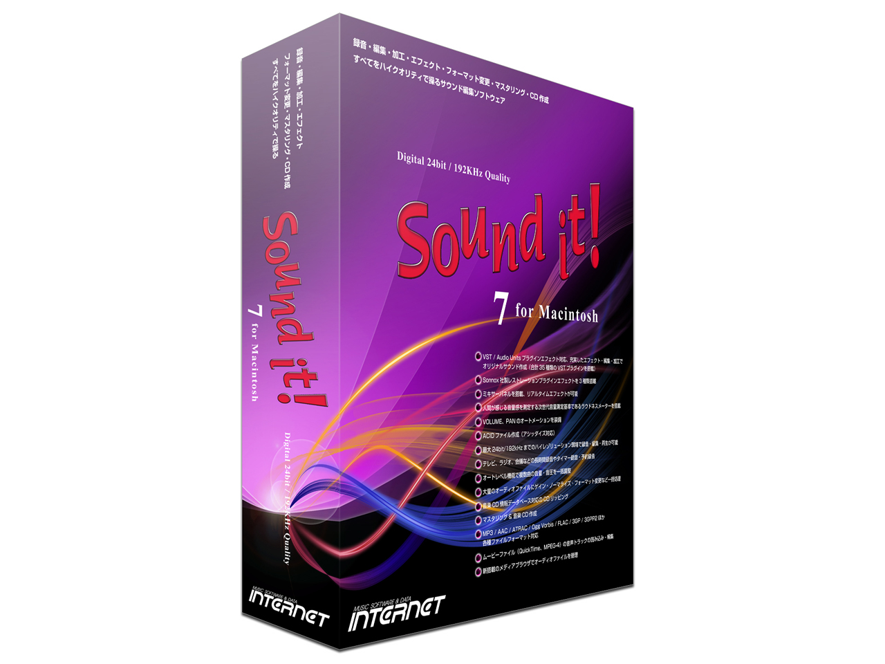 Sound it�I 7 for Macintosh �̐��i�摜