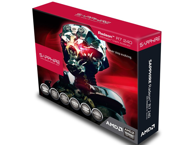 SAPPHIRE R7 240 1GB GDDR5 WITH BOOST [PCIExp 1GB]