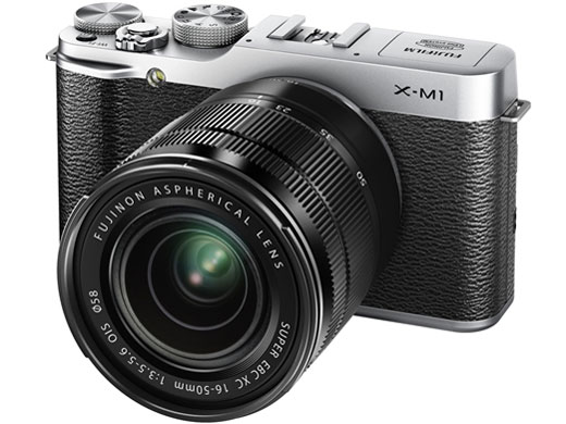 FUJIFILM X-M1 ダブルズームレンズキット シルバー 富士フイルム FUJIFILM X-M1 ダブルズームレンズキット [シルバー
