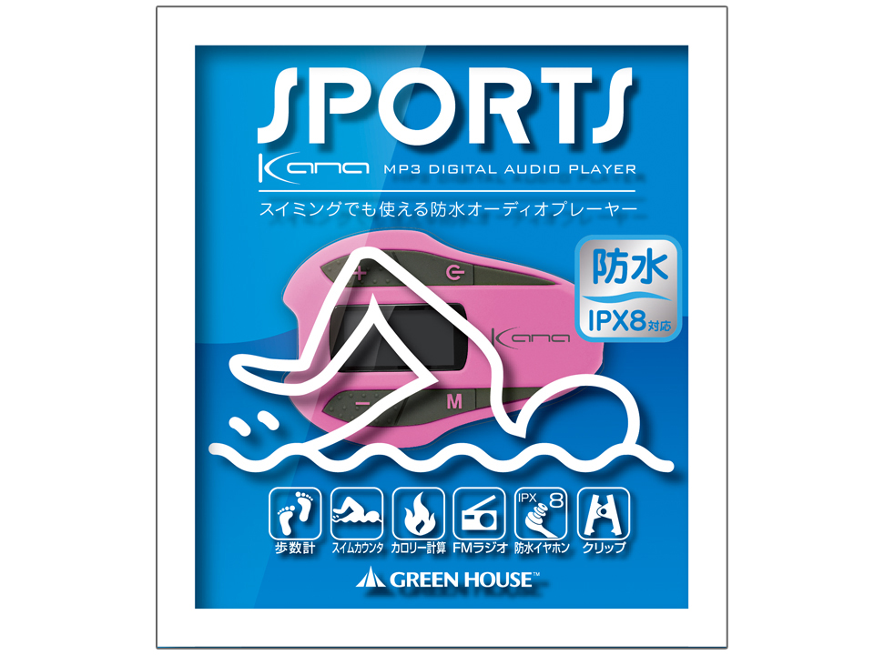 kana SPORTS GH-KANASPB4-PK [4GB �s���N]
