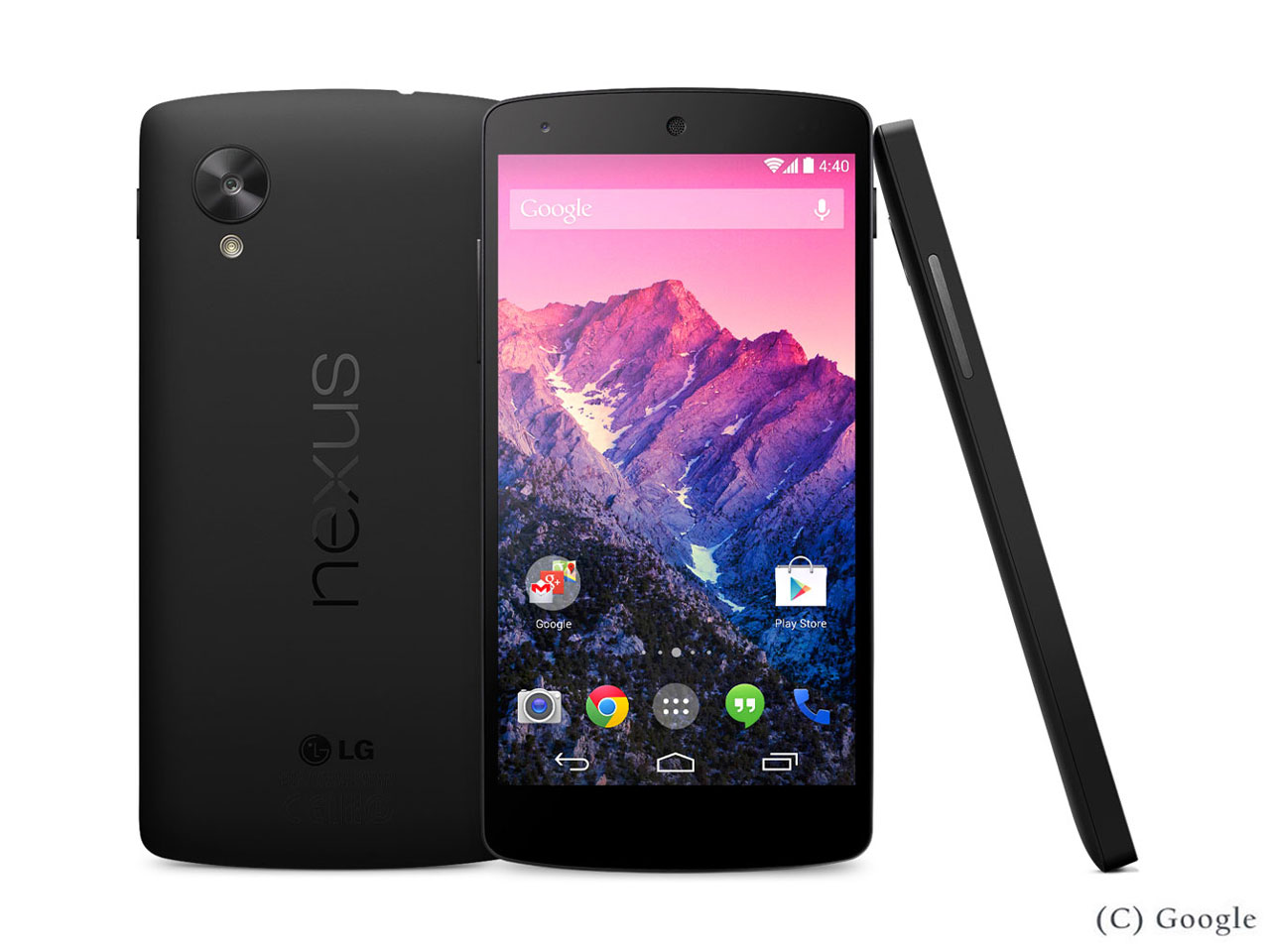Nexus 5 LG-D821 16GB SIM�t���[ [�u���b�N] �̐��i�摜