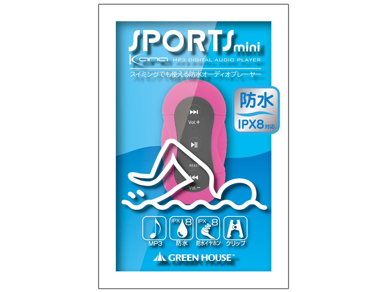 kana SPORTS mini GH-KANASPA4-PK [4GB �s���N]