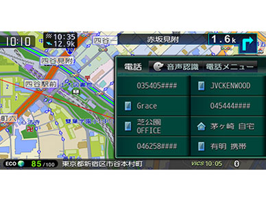 [ function screen 2]. speed navi MDV-X701. product image 