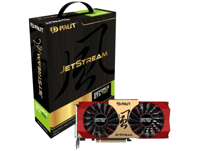 GeForce GTX 760 JETSTREAM FFXIV (2048MB GDDR5) NE5X760H1042-1042J [PCIExp 2GB] �̐��i�摜