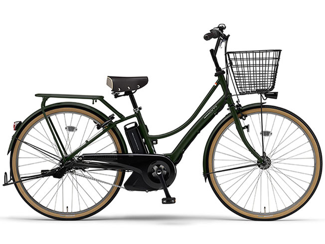 電動アシスト自転車　2014 YAMAHA PAS ami 26インチ 電動自転車 ヤマハ PAS ami 26インチ カーキ 8.7ah 2014年頃
