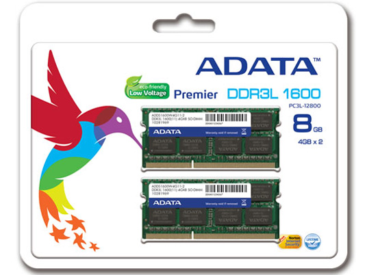 ADDS1600W4G11-2 [SODIMM DDR3L PC3L-12800 4GB 2���g] �̐��i�摜