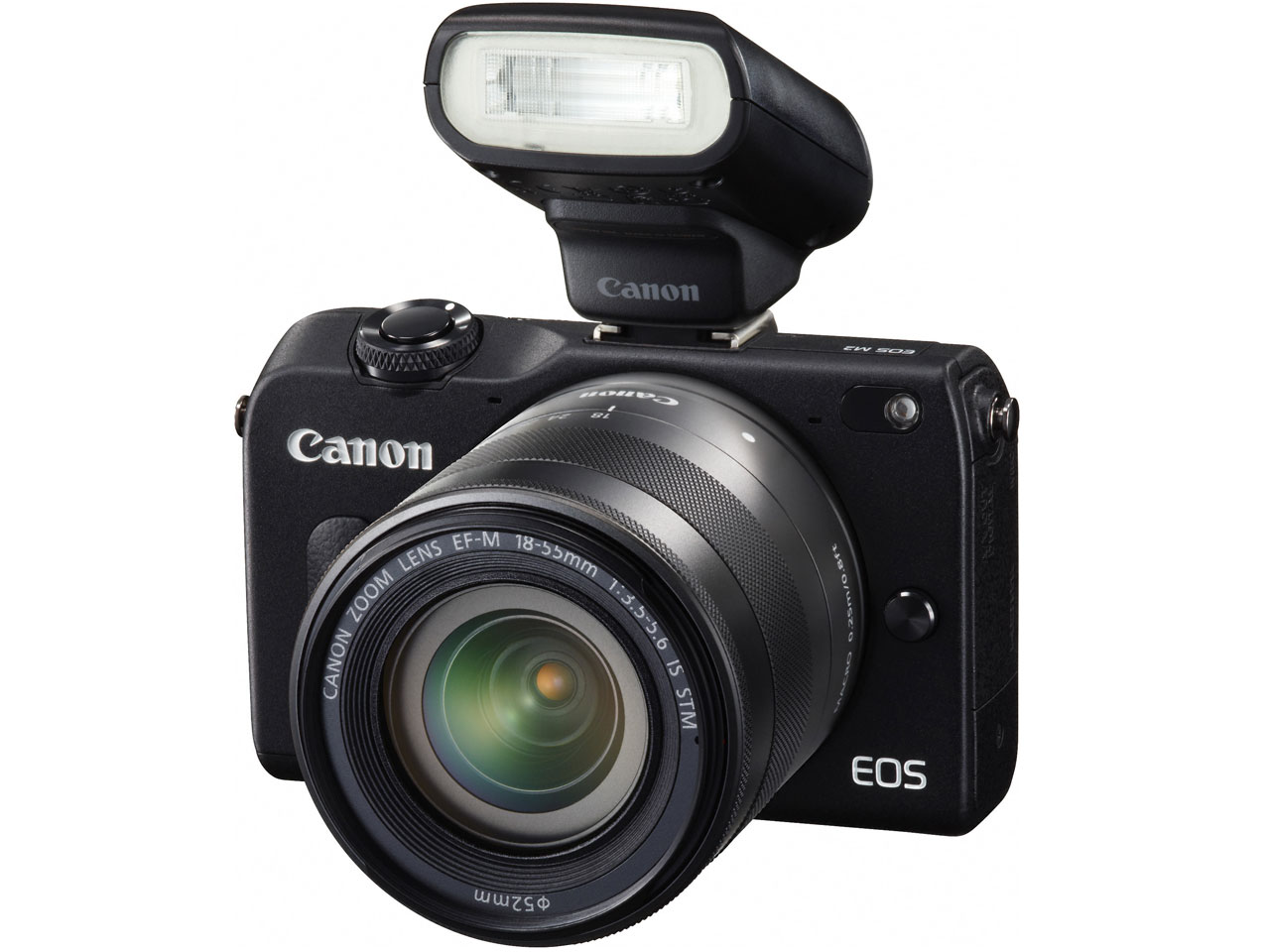 EOS M2 EF-M18-55 IS STM �����Y�L�b�g [�u���b�N]