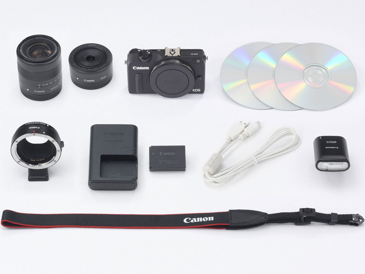 EOS M2 �_�u�������Y�L�b�g [�u���b�N]