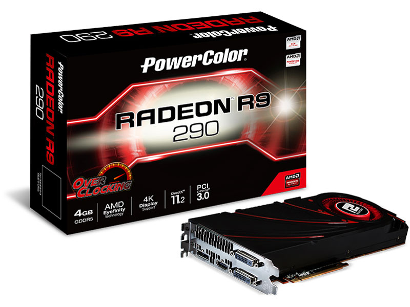 PowerColor R9 290 4GB GDDR5 OC AXR9 290 4GBD5-MDH/OC [PCIExp 4GB] �̐��i�摜
