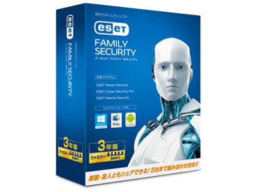 ESET �t�@�~���[ �Z�L�����e�B 3�N�� �̐��i�摜