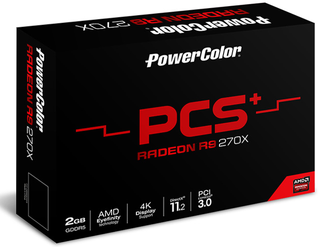 PowerColor PCS+ R9 270X 2GB GDDR5 AXR9 270X 2GBD5-PPDHE [PCIExp 2GB]