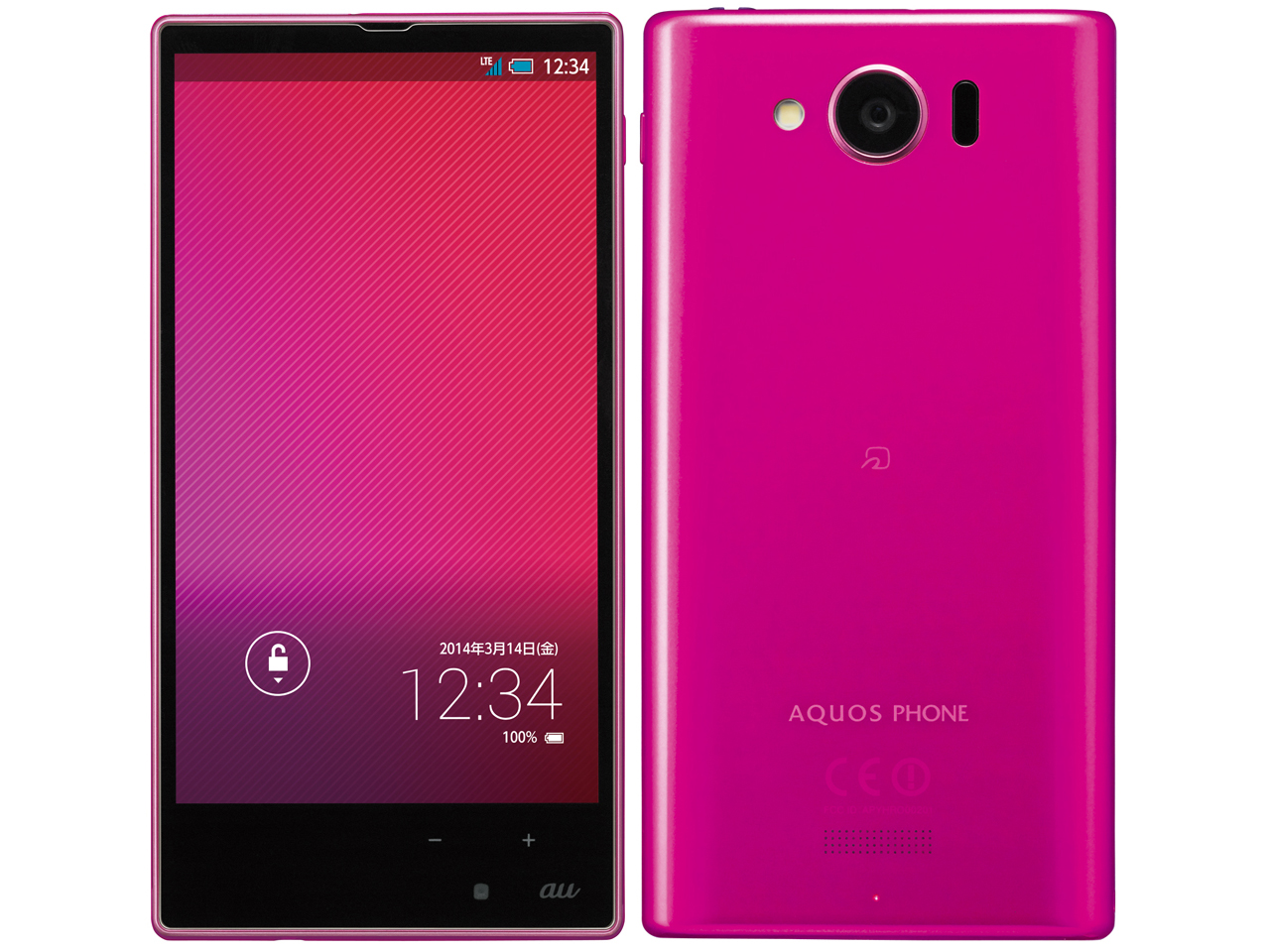 AQUOS PHONE SERIE mini SHL24 au [�s���N] �̐��i�摜