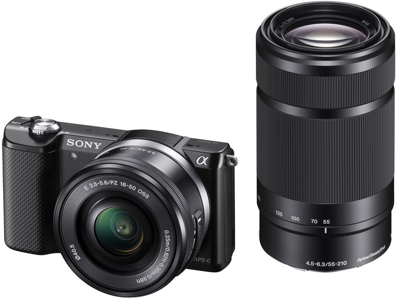 SONY α5000 ILCE-5000Y ブラック SONY α5000 ILCE-5000Y ダブルズームレンズキット [ブラック