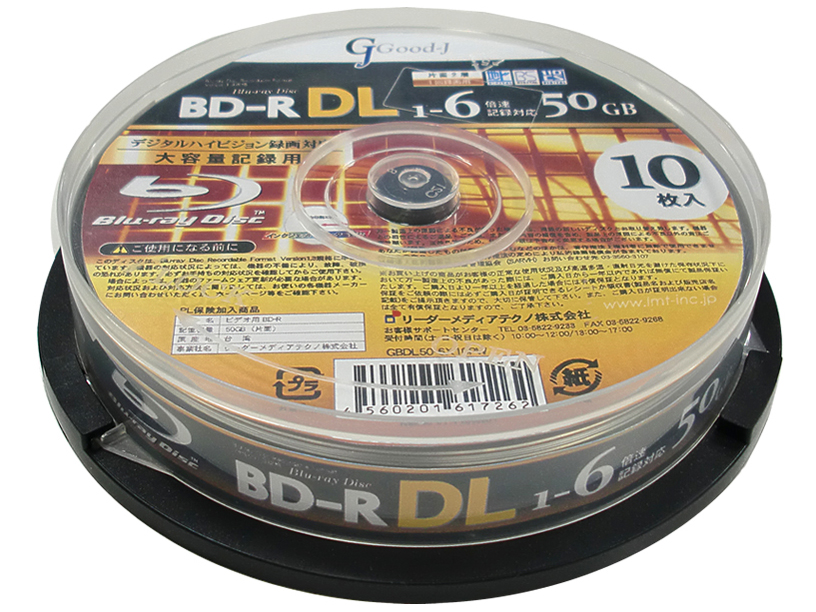 Good-J GBDL50-6X10PW [BD-R DL 6�{�� 10���g]