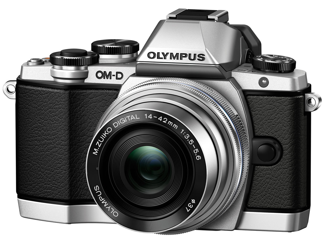 OLYMPUS OM-D E-M10 14-42mm EZ �����Y�L�b�g [�V���o�[]