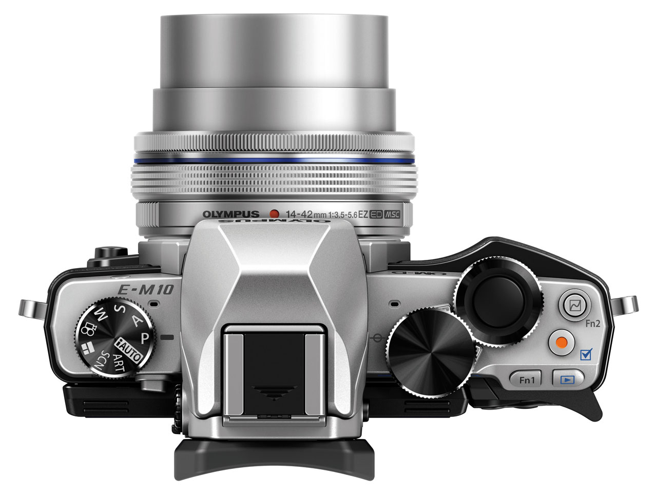 OLYMPUS OM-D E-M10 14-42mm EZ �����Y�L�b�g [�V���o�[]