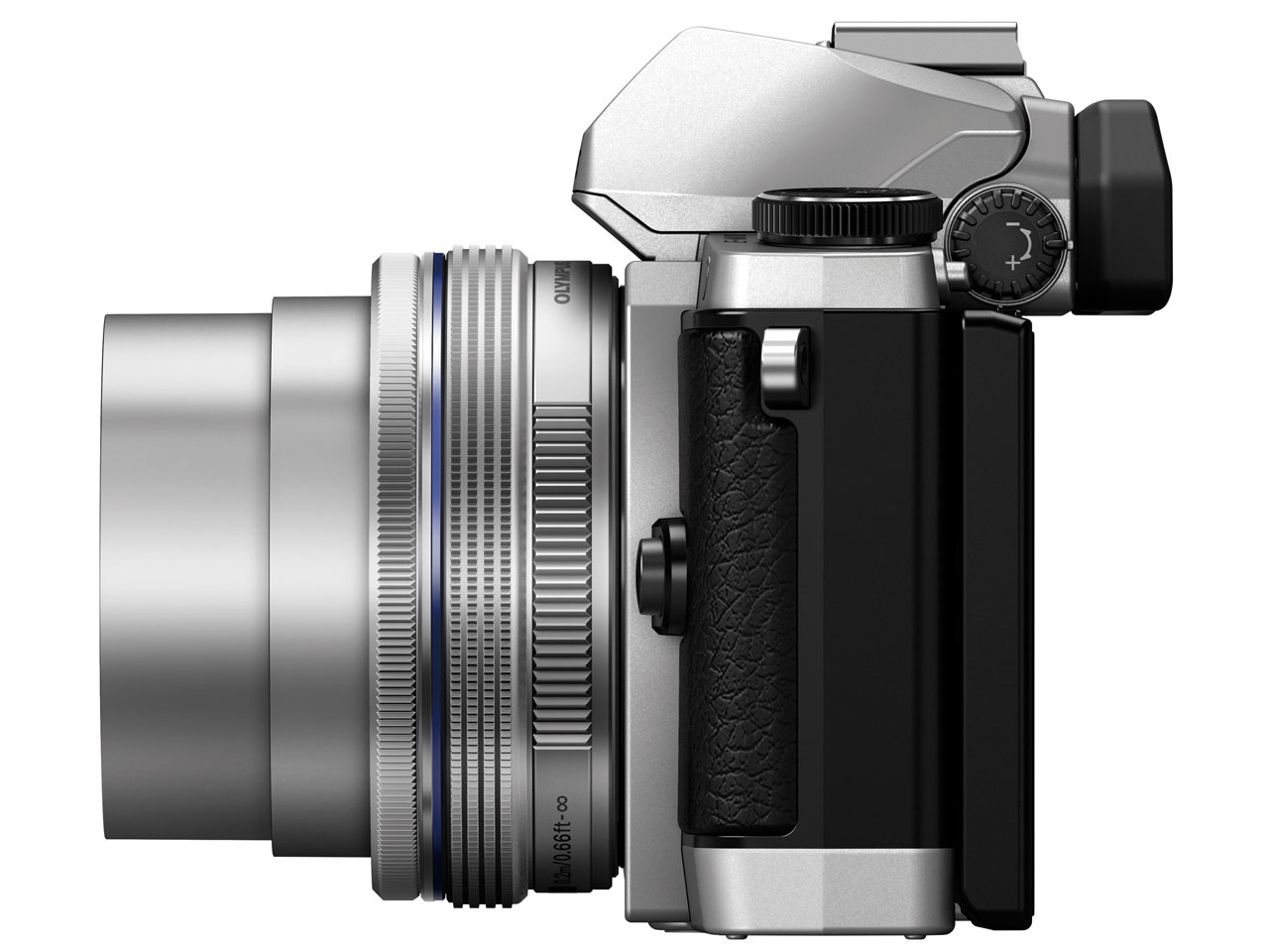価格.com - 『本体 右側面2』 OLYMPUS OM-D E-M10 14-42mm EZ レンズキット [シルバー] の製品画像